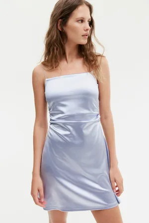 H&M Drapowana sukienka na ramiączkach
