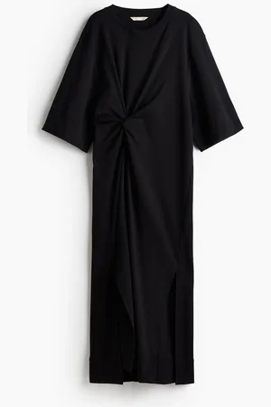 H&M Sukienka T-shirtowa ze skręconym detalem