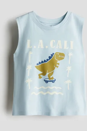 H&M Wzorzysty top bez rękawów
