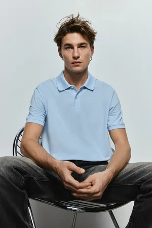 H&M Top polo z piki Regular Fit