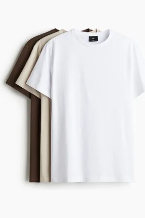 H&M T-shirt Slim Fit 3-pak