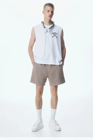 H&M Szorty z bawełnianej dzianiny dresowej Relaxed Fit