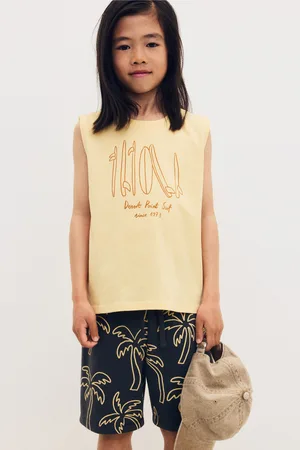 H&M Wzorzysty top bez rękawów