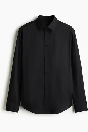 H&M Elastyczna koszula Slim Fit