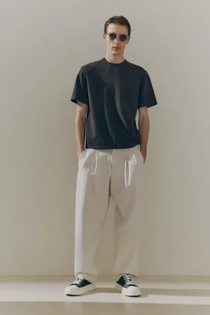 H&M Dzianinowy T-shirt Regular Fit