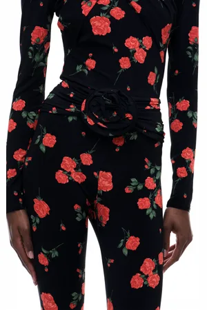 H&M Legginsy z aplikacją w kształcie róży