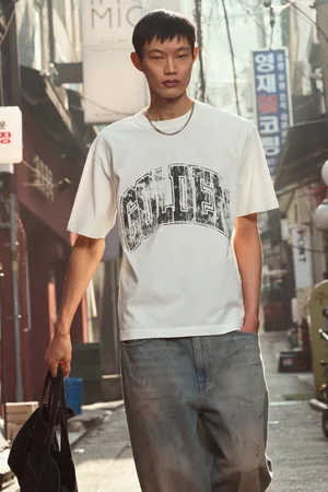 H&M T-shirt z nadrukiem Loose Fit