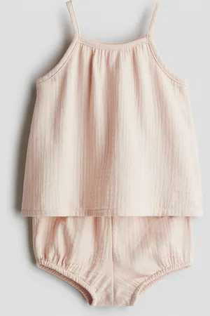 H&M Komplet z bawełnianego muślinu 2-częściowy