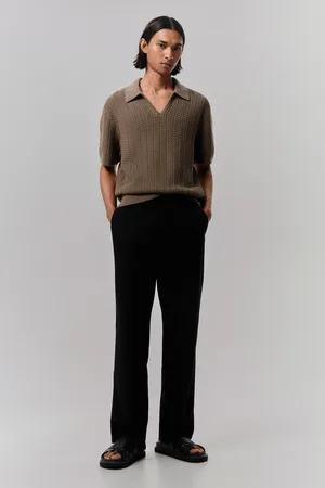 H&M Dzianinowy top polo Regular Fit
