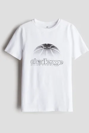 H&M Bawełniany T-shirt z nadrukiem