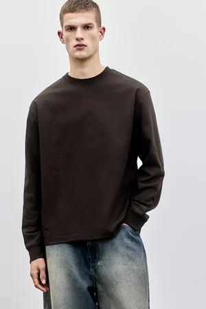 H&M Dżersejowy top z długim rękawem Loose Fit
