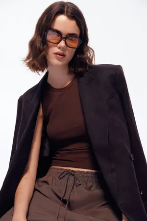 H&M MAMA Prążkowana koszulka dla karmiącej