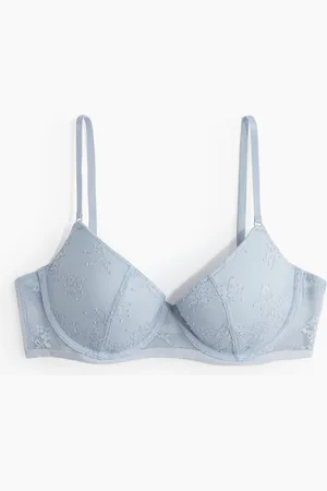 H&M Koronkowy biustonosz demi push-up