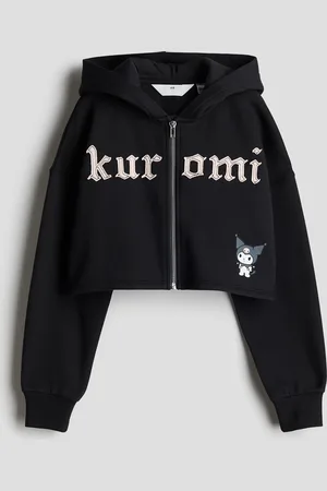 H&M Rozpinana bluza z kapturem i motywem