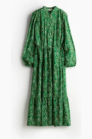 H&M Falbaniasta sukienka maxi