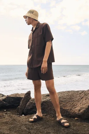 H&M Cotton pyjama shirt and shorts