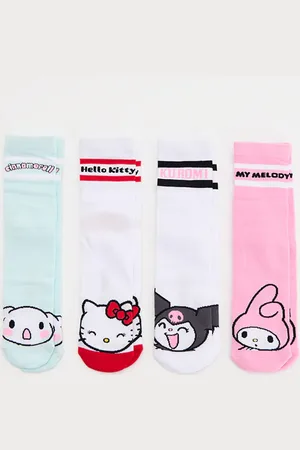 House Długie skarpetki z postaciami Sanrio 4-pak