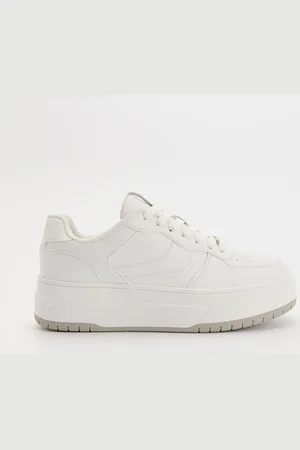 House Białe sneakersy z imitacji skóry