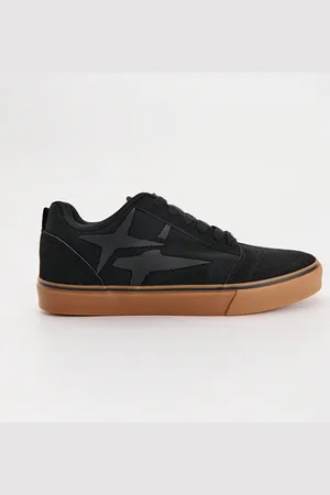 House Czarne sneakersy z imitacji zamszu z motywem gwiazdek