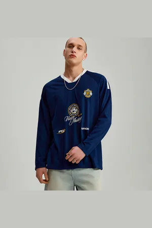 House Sportowa koszulka w paski z długim rękawem