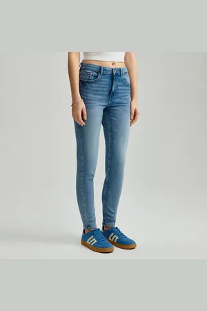 House Jasnoniebieskie jeansy skinny fit z wysokim stanem