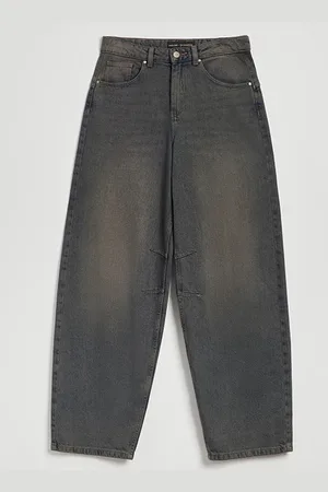 House Niebieskie jeansy baggy fit z mocnym efektem sprania PREMIÈRE