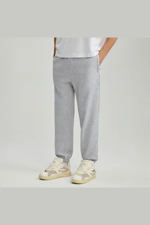House Dresowe szare joggery basic z regulacją w pasie