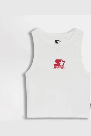 House Crop top z nadrukiem Starter