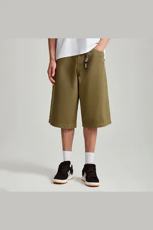 House Brązowe szorty jeansowe typu baggy fit