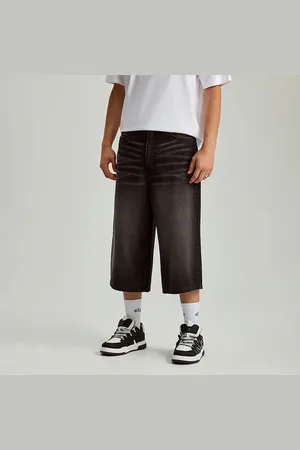 House Szorty jeansowe baggy czarne
