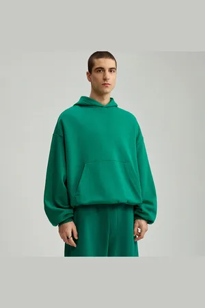 House Zielona bluza bombka z kapturem