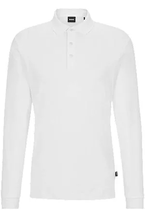 HUGO BOSS Koszulka polo z bawełny interlock ozdobiona wyszywanym logo