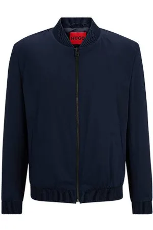 HUGO BOSS Marynarka o wąskim kroju z rozciągliwej bawełny