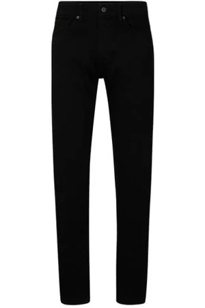 HUGO BOSS Maine Jeansy o regularnym kroju z komfortowego denimu Stay Black ze stretchem