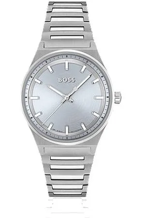 HUGO BOSS Zegarek w odcieniu srebra z bransoletą łańcuszkową