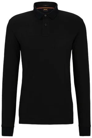 HUGO BOSS Koszulka polo o wąskim kroju, z elastycznej bawełny, z naszywką z logo