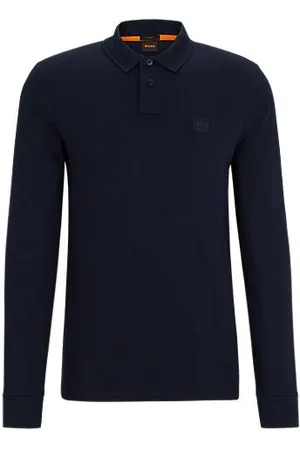 HUGO BOSS Koszulka polo o wąskim kroju, z elastycznej bawełny, z naszywką z logo