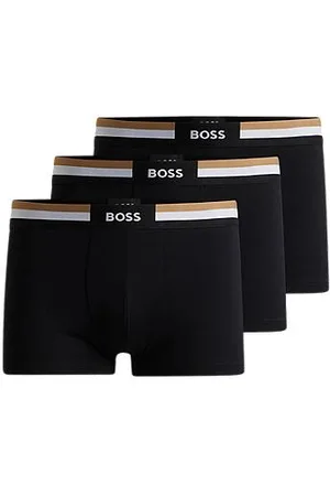 HUGO BOSS Trzypak bokserek z mieszanki bawełny z markowym paskiem