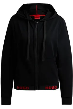 HUGO BOSS Bluza z kapturem, o regularnym kroju, z logo w talii
