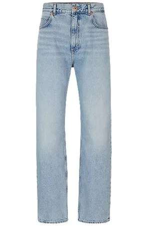 HUGO BOSS Jeansy o kroju baggy z ciężkiego bawełnianego denimu