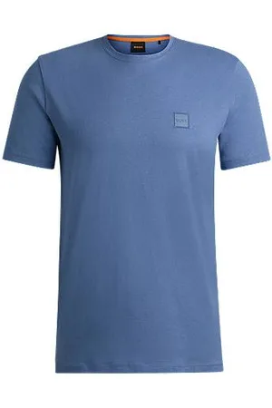 HUGO BOSS Koszulka z bawełnianego dżerseju z naszywką logo