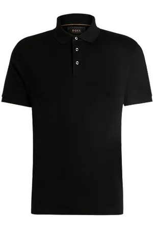 HUGO BOSS Koszulka polo o regularnym kroju z włoskiej merceryzowanej bawełny