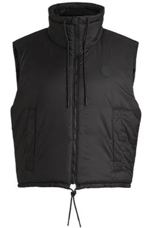 HUGO BOSS Hydrofobowa kamizelka z naszywką Happy