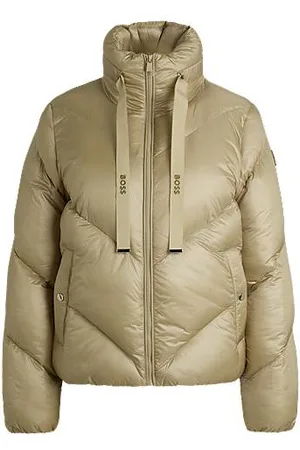 HUGO BOSS Hydrofobowa kurtka puchowa z troczkami