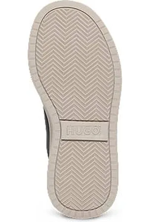 HUGO BOSS Dziecięce sneakersy z mieszanych materiałów ze skórą nappa