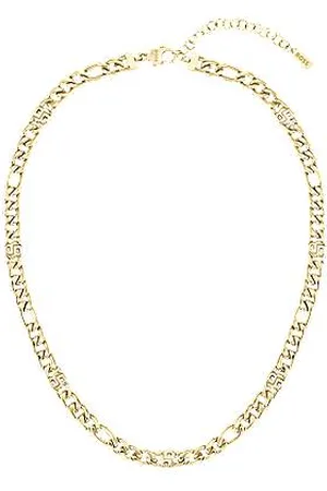 HUGO BOSS Gold-tone chain necklace with Double B monograms
