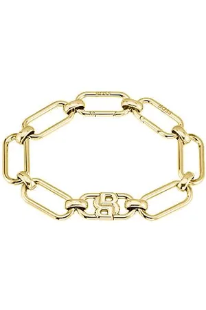 HUGO BOSS Gold-tone bracelet with Double B monogram
