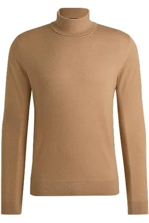 HUGO BOSS Sweter z golfem z kaszmiru