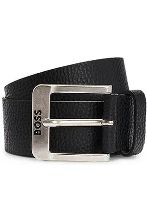 HUGO BOSS Pasek z włoskiej skóry z klamrą z logo