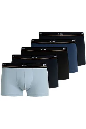 HUGO BOSS Pięciopak bokserek z bawełny ze stretchem z logo na ściągaczu